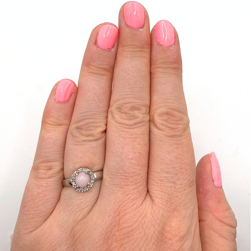 9ct white gold pink - gold,