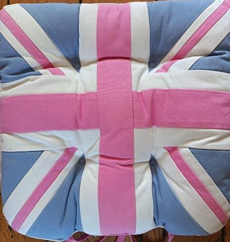 Woven magic union jack - union, pink
