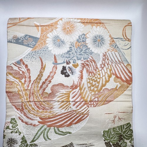 Japanese obi sash brocade fan - japanese,