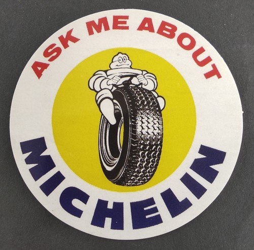 Michelin motor oil sticker - oil,