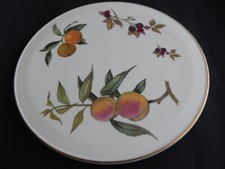 Royal Worcester Cake Gateaux Plate Stand Serving Platter 28cm Fruit Vintage