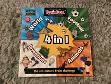 BrainBox 4 in 1 - The Green board game company memory knowledge family game