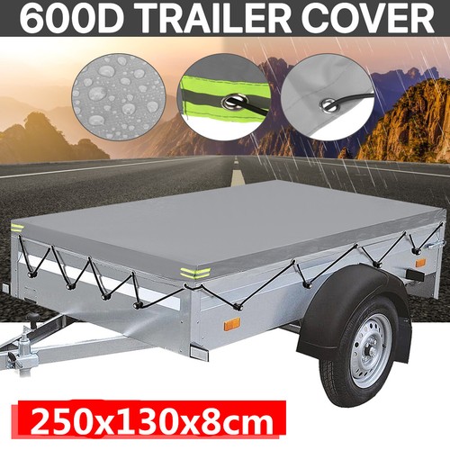 600d trailer cover - trailer, grey