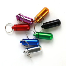 Waterproof Pill Box Keychain