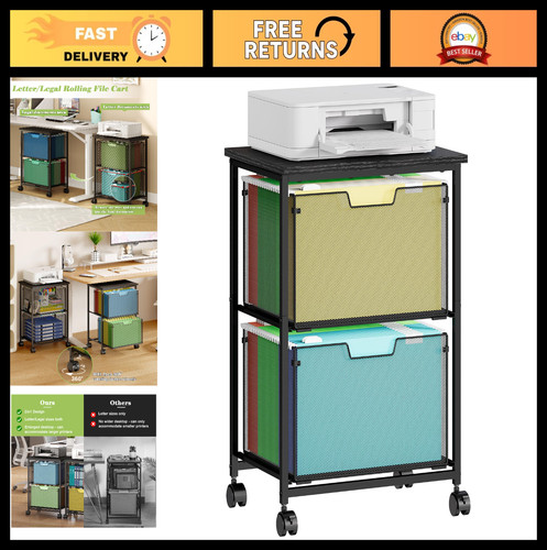 Rolling file cart - file, 2