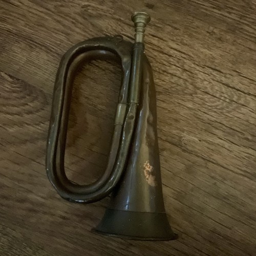 Brass copper bugle - &,