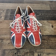Delicious Junction Union Jack Mens British Flag Mod Jam Bowling Shoes Size 44