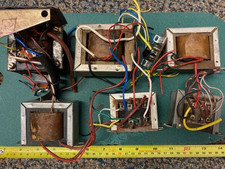 SIX HT TRANSFORMERS for Valve radio / amplifier secondaries ~ 275v AC + 6.3v
