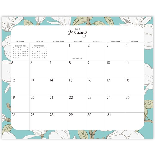 2026 magnetic calendar for - magnetic,