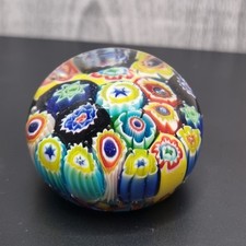 Small Glass Art Paperweight
