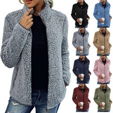 Ladies Coat Teddy Bear Fleece