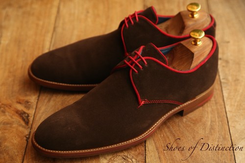 Barker brown suede derby - derby, lace