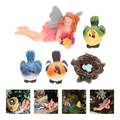 Reusable resin bird decor - reusable,