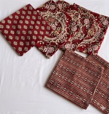 Set of 6 Luxury Bohemian Red &
