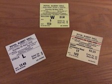 Royal Albert Hall Sunday Evening Orchestra Concert Tickets 1976(2) 1981