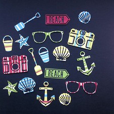 Seaside Holiday Die Cut Shapes