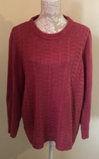 Bon Marché Fuchsia Cable Knit