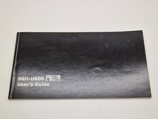 New/Old Stock Samsung SGH U600 User Guide 3UKPOST