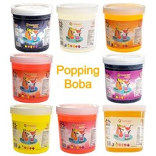 Fruity Popping Boba - Bursting Tapioca Pearls for Bubble Tea, Drinks 1.3kg