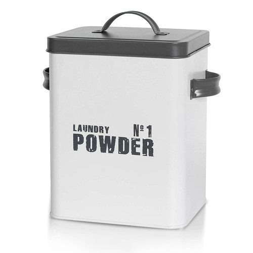 Laundry powder canister - powder, enamel