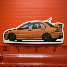 Mitsubishi Lancer Evolution Sticker Decal Racing Car Skateboard Laptop JDM