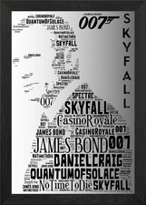 James Bond 8 Framed Wall Art