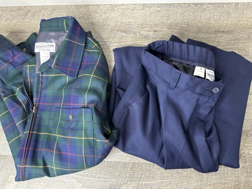 Vintage green plaid pendleton - vintage,