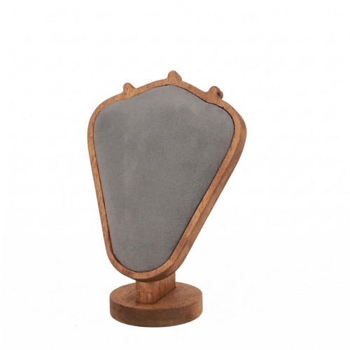 Wooden necklace display - wooden,