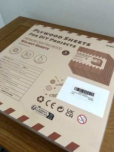 Robotime walnut plywood - robotime, sheets