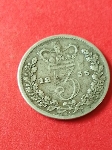 1835 silver threepence.