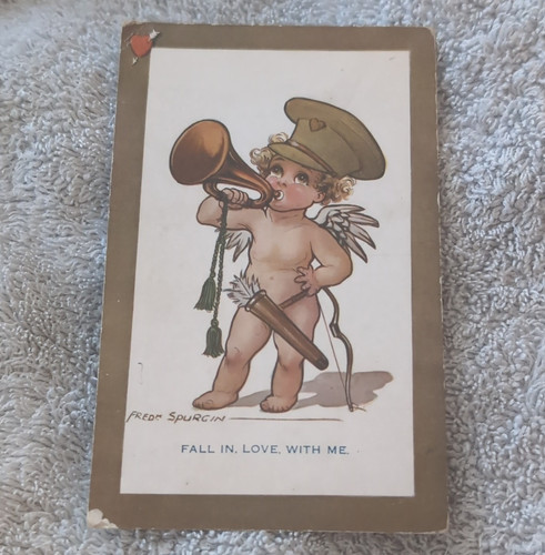Postcard cupid theme - cupid,