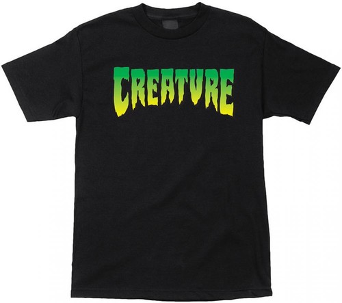 Creature logo shirt black - logo,
