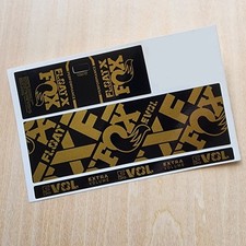 Fox Float X Performance Rear Shock Stickers 2022 2023 Mountain Bike Downhill MTB
