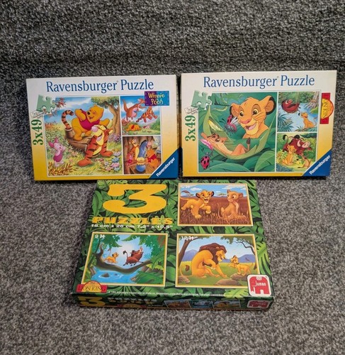 Disney jigsaw puzzle bundle - disney,