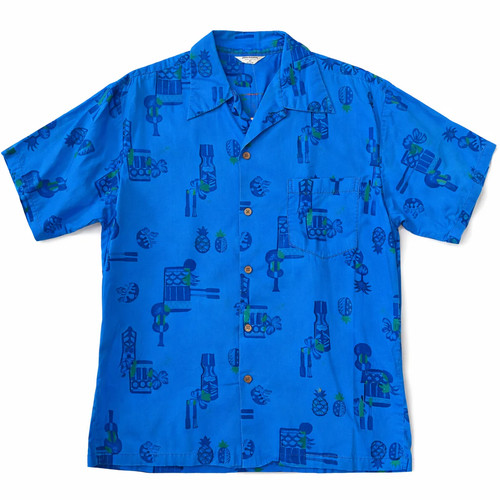 Vintage 1950 blue - blue, totem