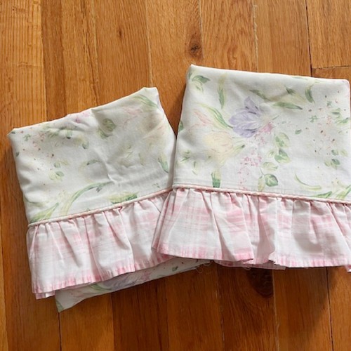 Vintage pair pillowcases - pair,
