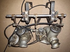 Vintage AMAL Twin Carburettors