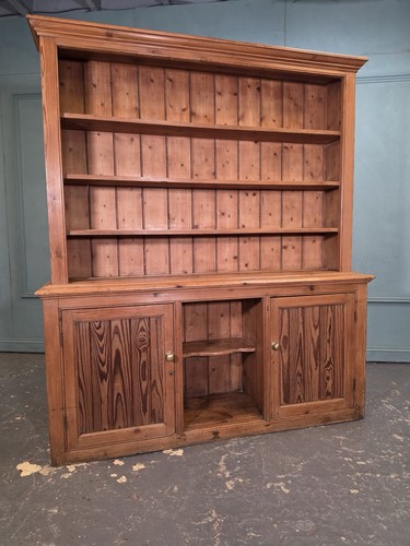 Large antique pine dresser - large,