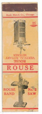 C1940 matchbook rouse band - c1940, matchbook: