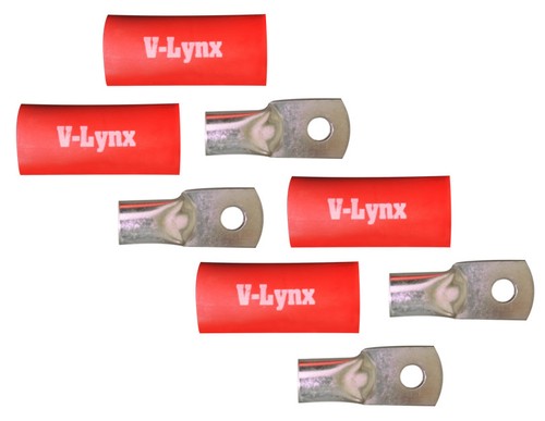 Qty4 0ga tinned - (4/0awg),