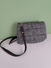 ZARA Black Grey Herringbone
