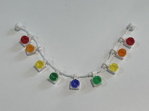 Lego white string lights - string,