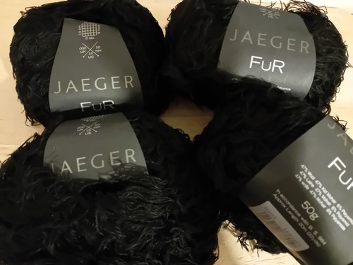 Jaeger fur black 12 - -, balls