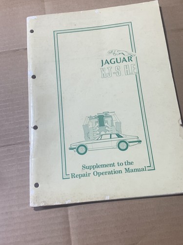 Jaguar xjs repair - repair, operation