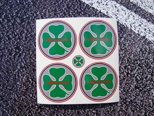 Alfa romeo style wheel centres - style,