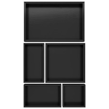 Black Bamboo Bathroom Drawer