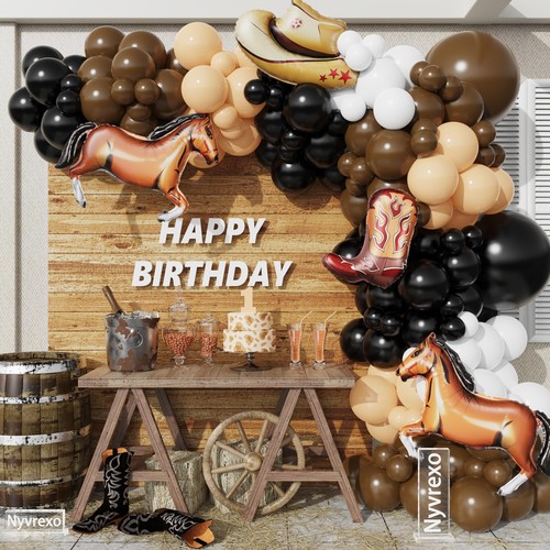 150pcs western cowboy balloon - western,