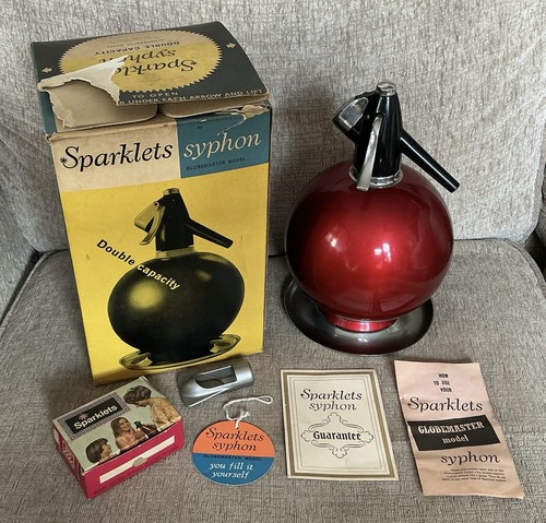 Vintage sparklets soda syphon - soda,