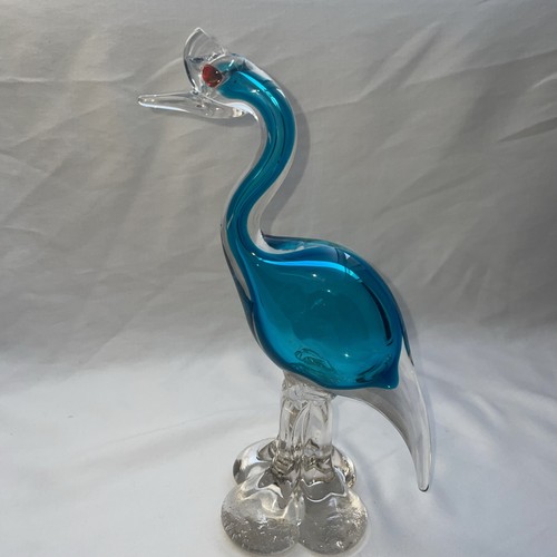 Vintage murano style blue art - murano,