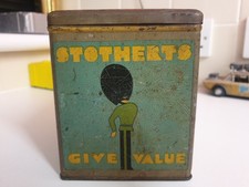 Vintage 'Stotherts' tin.